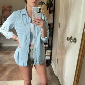 Old Navy denim button up
